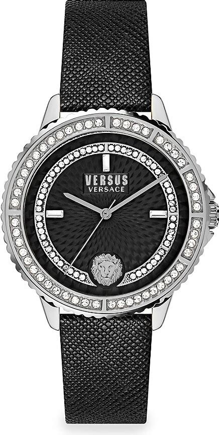 Versus Versace Montorgueil Stainless Steel Crystal